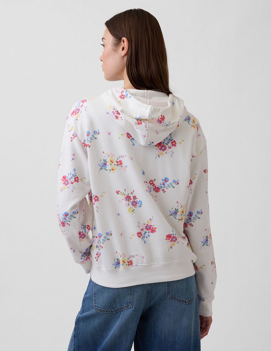 Sudadera con capucha y bolsa para mujer