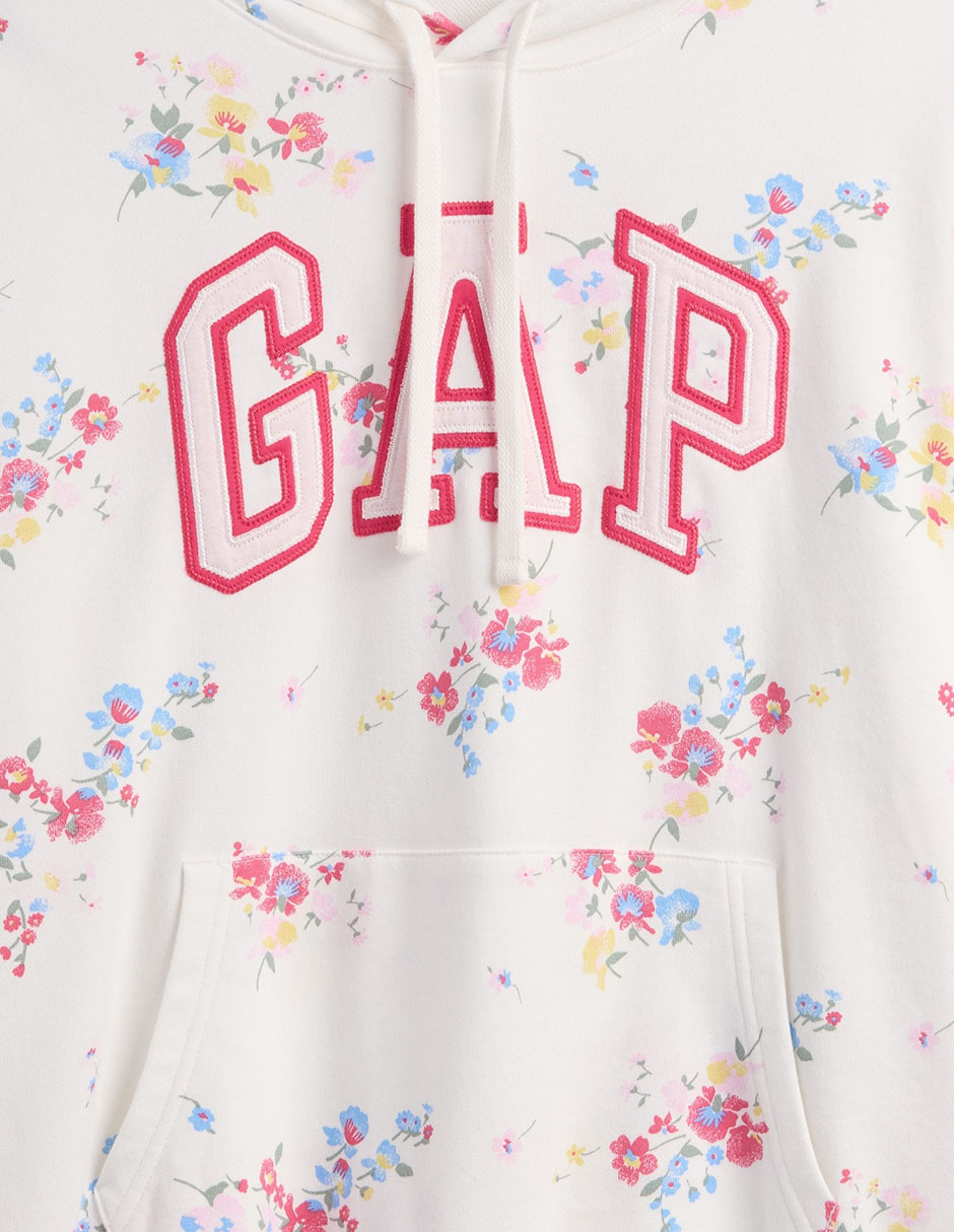 Sudadera con capucha y bolsa para mujer