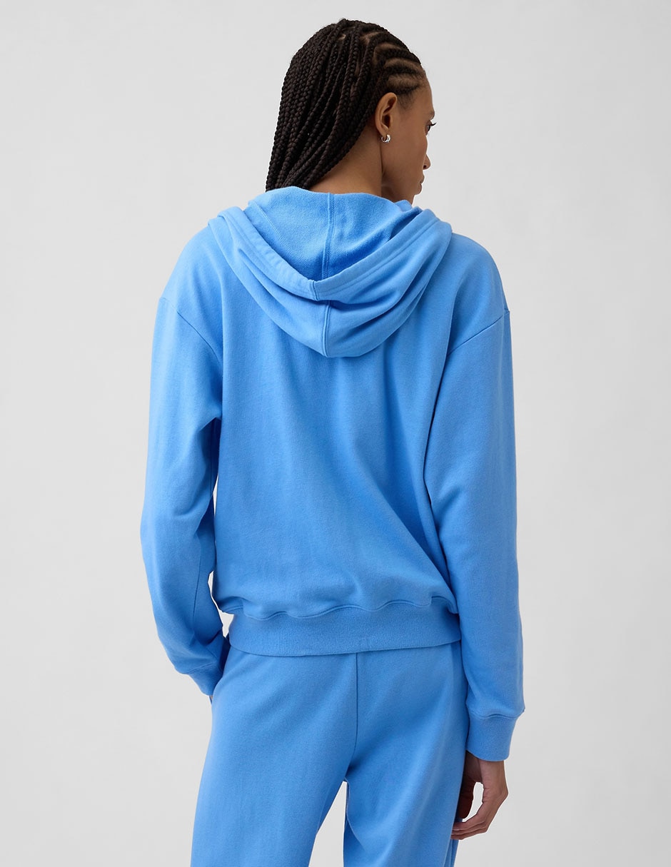 Sudadera con capucha y bolsa para mujer