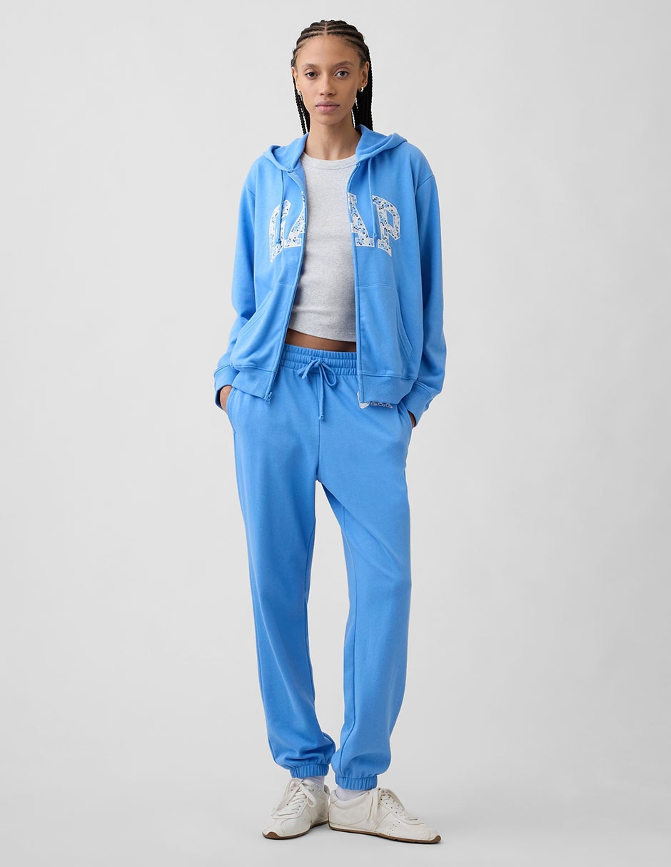 Sudadera con capucha y bolsa para mujer