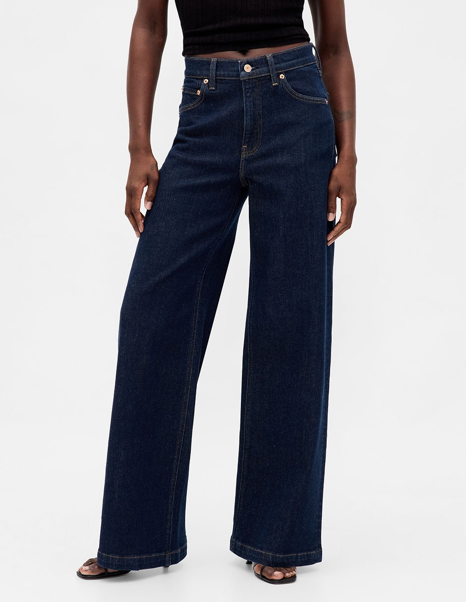 Jeans wide leg para mujer