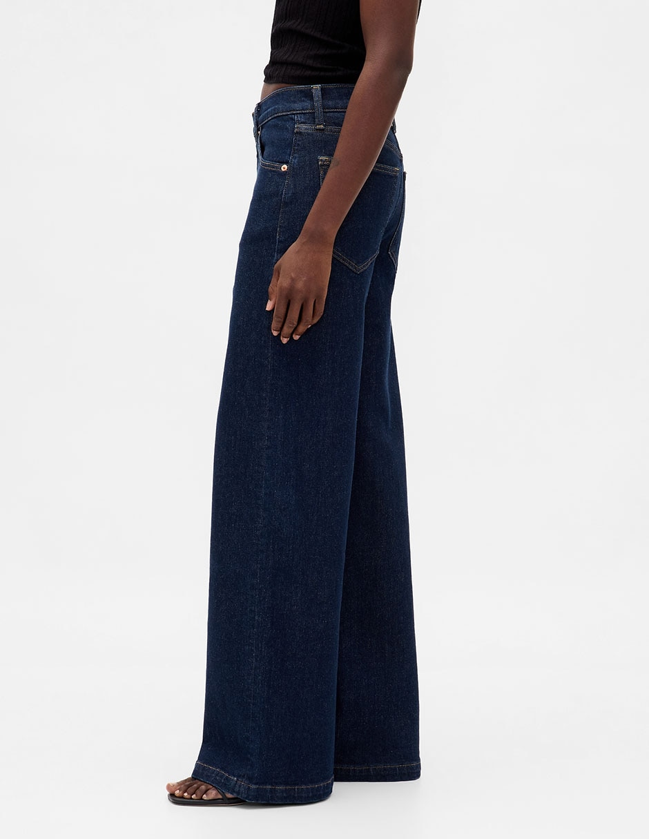 Jeans wide leg para mujer