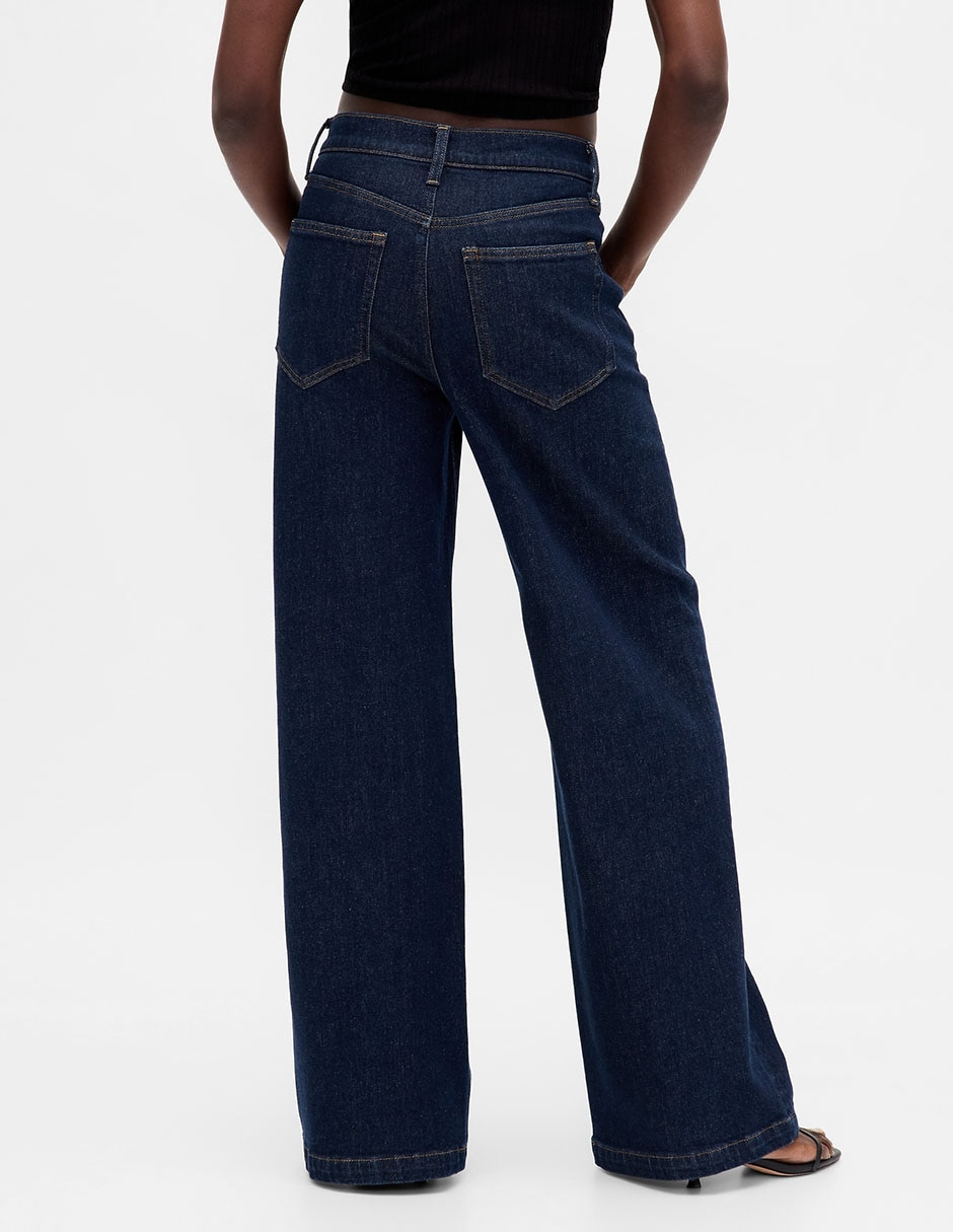 Jeans wide leg para mujer