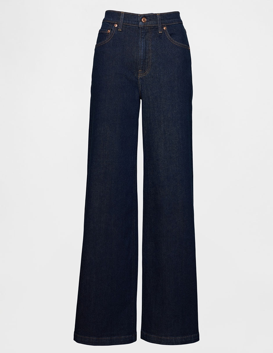 Jeans wide leg para mujer