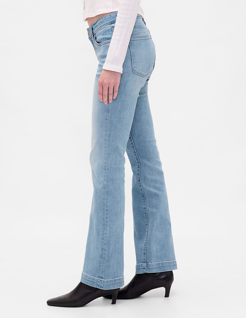 Jeans bota para mujer