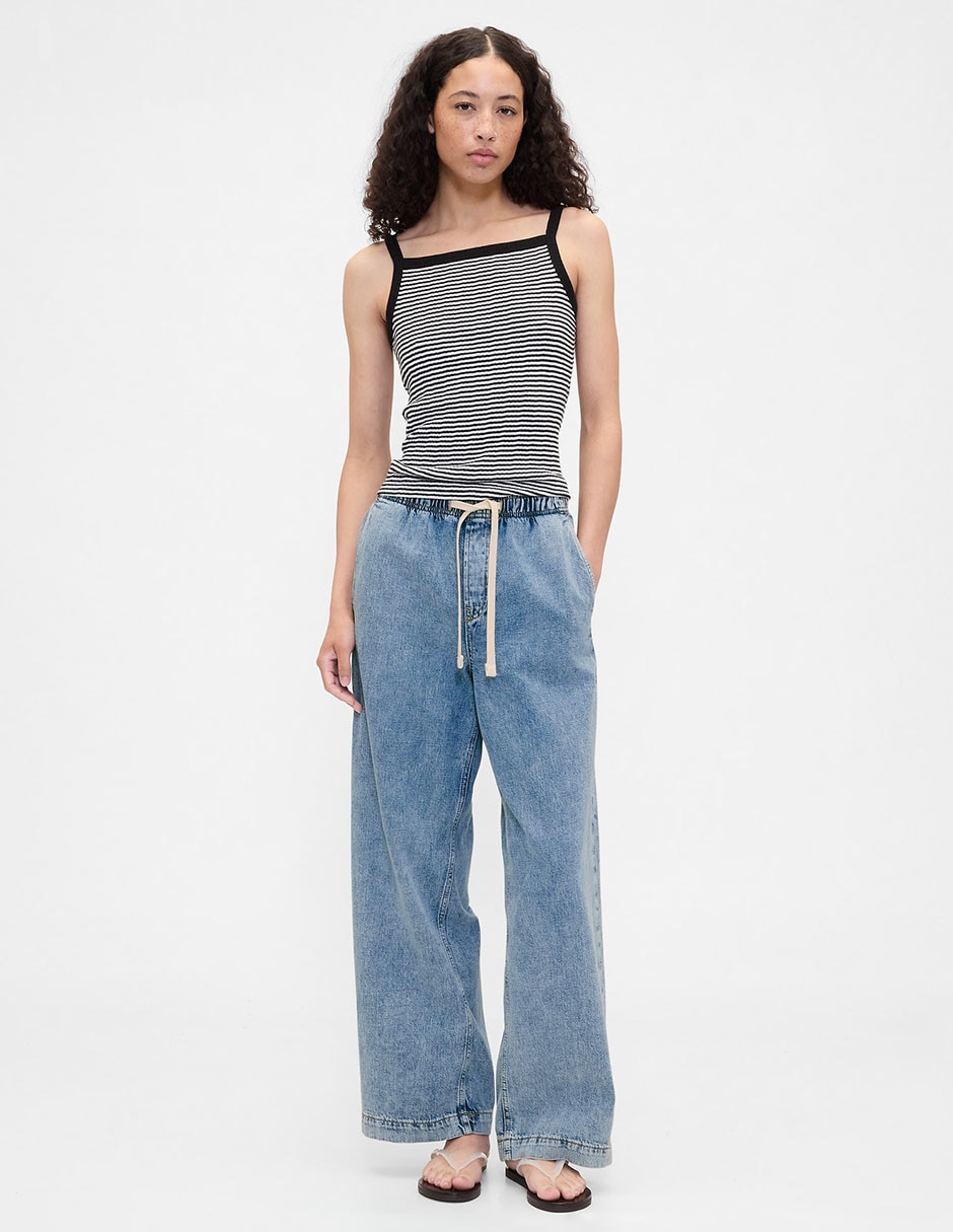 Jeans relaxed wide leg para mujer Jeans relaxed wide leg para mujer
