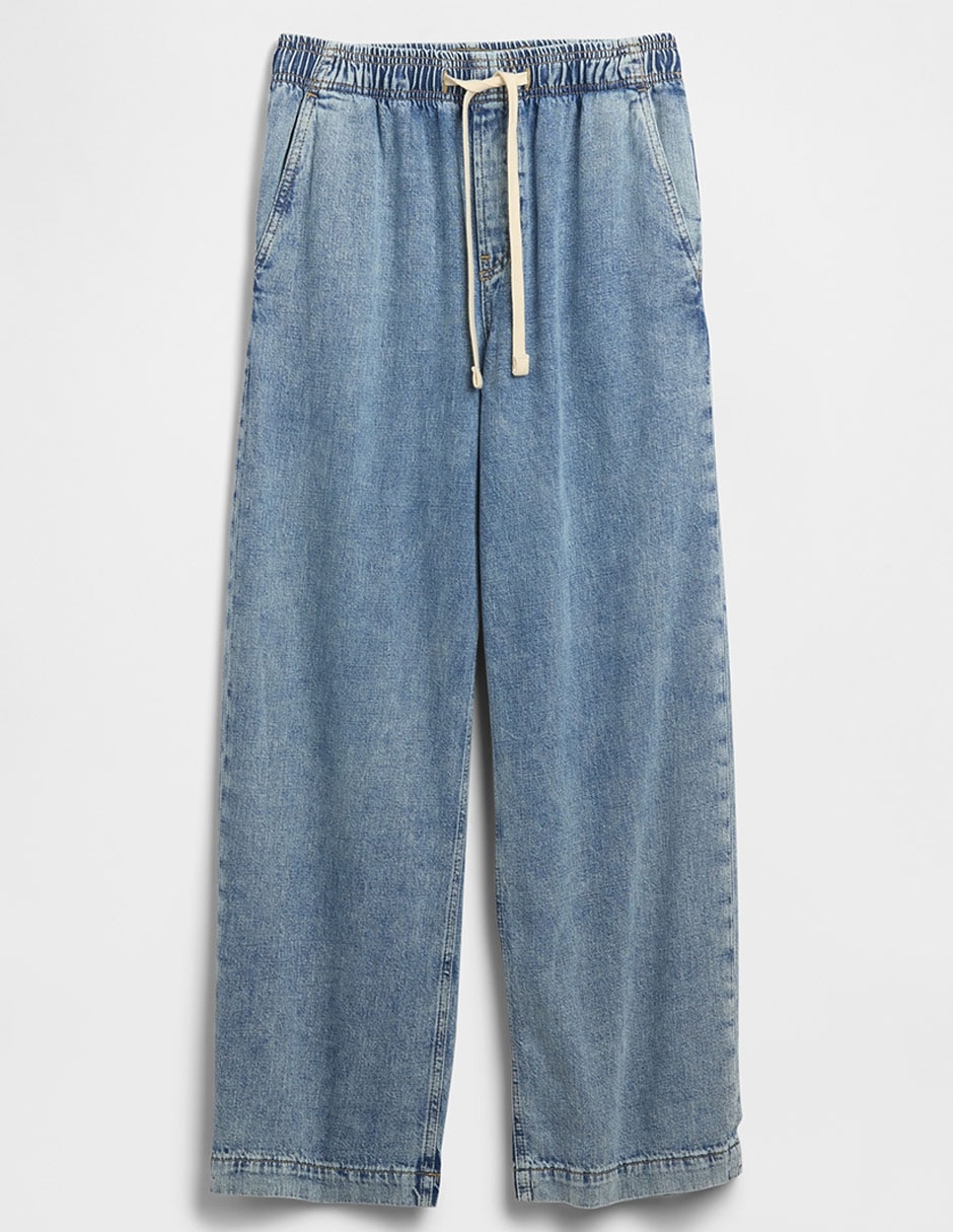 Jeans relaxed wide leg para mujer