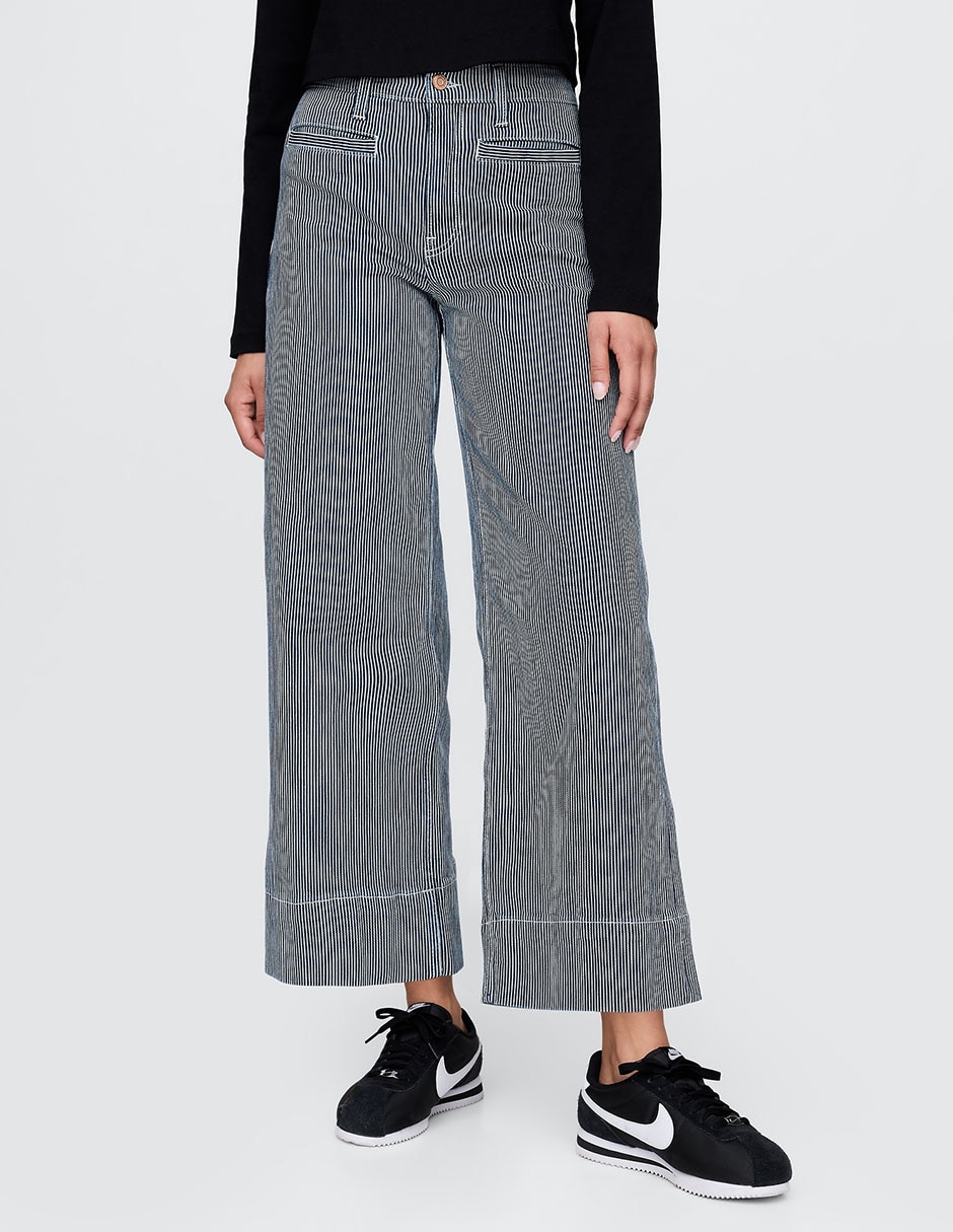 Jeans relaxed wide leg para mujer