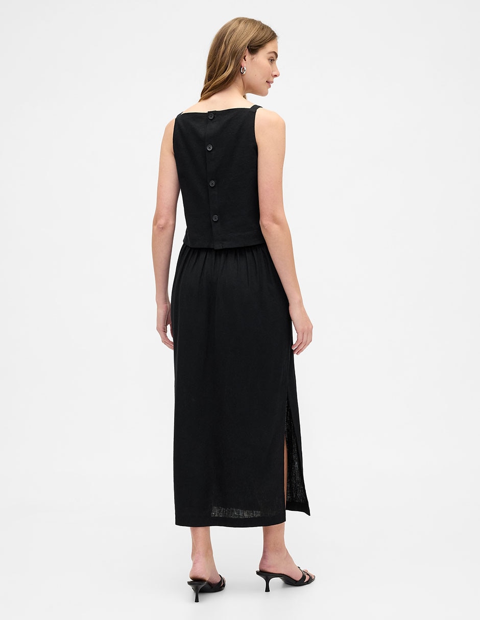 Falda crop a la cintura 5