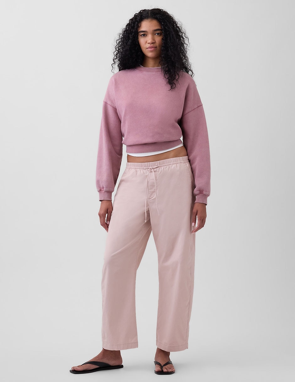 Pantalón relaxed wide leg para mujer