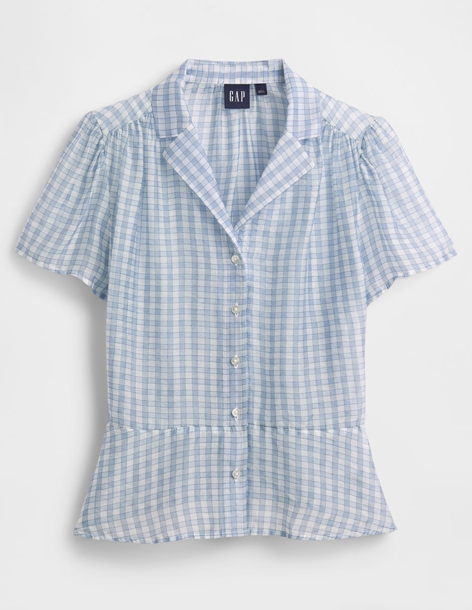 Blusa manga corta para mujer