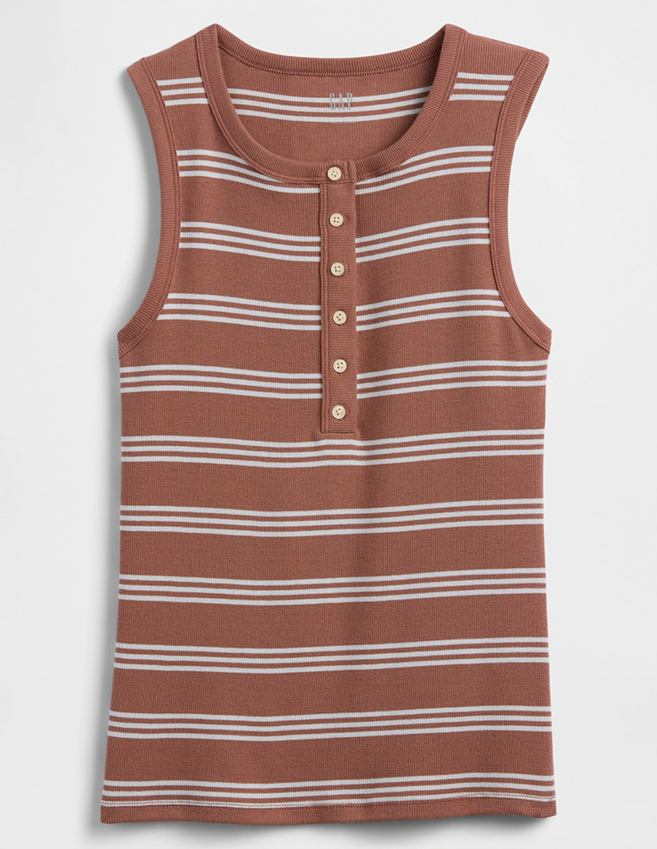 Playera tank cuello redondo mujer
