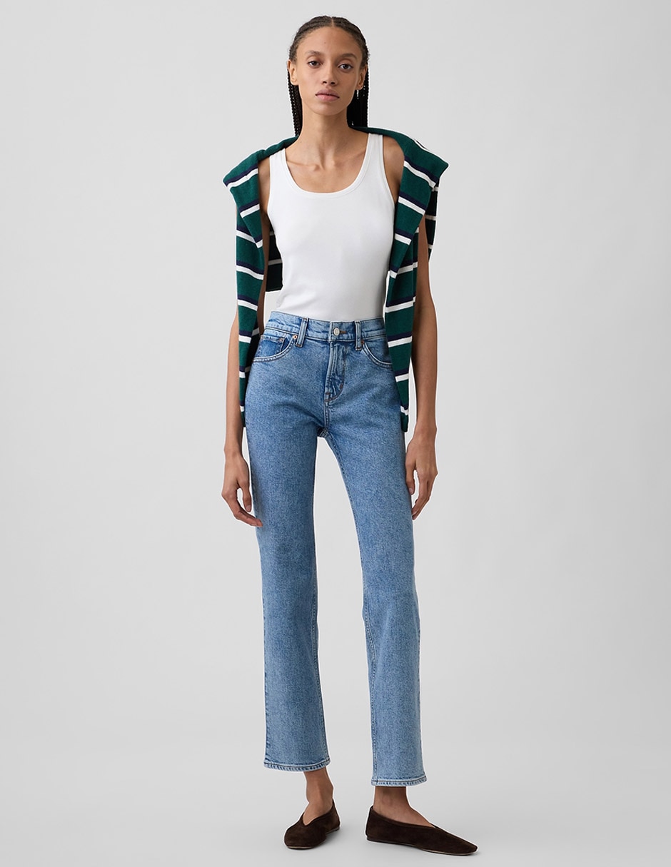 Jeans straight para mujer