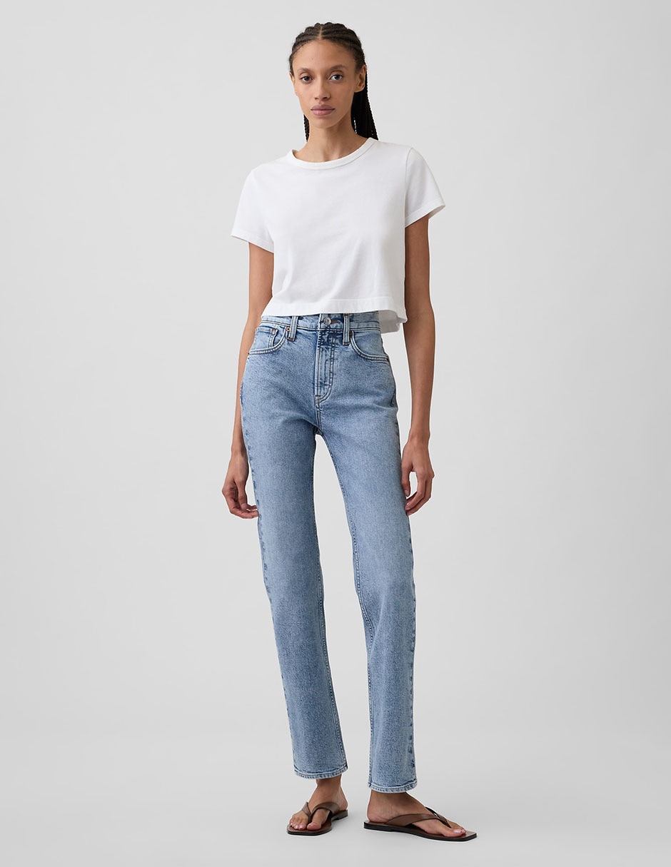 Jeans straight para mujer