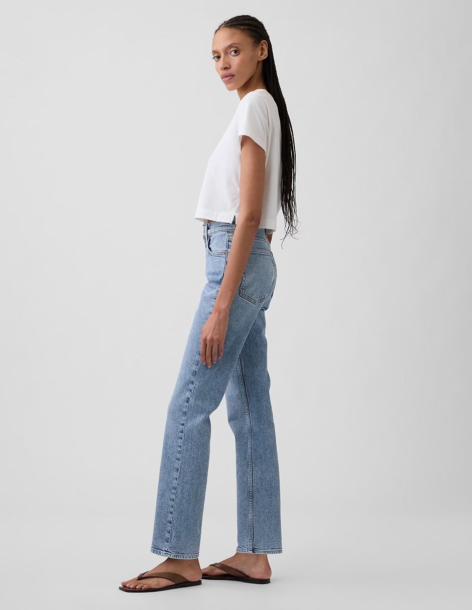Jeans straight para mujer 3