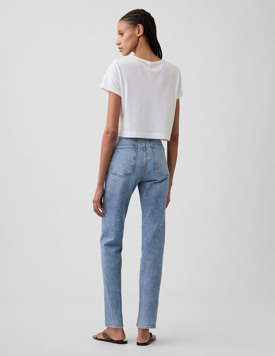Jeans straight para mujer 4
