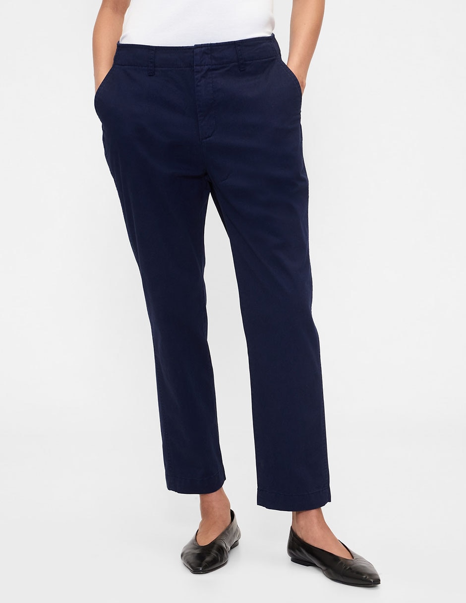 Pantalón chino straight para mujer