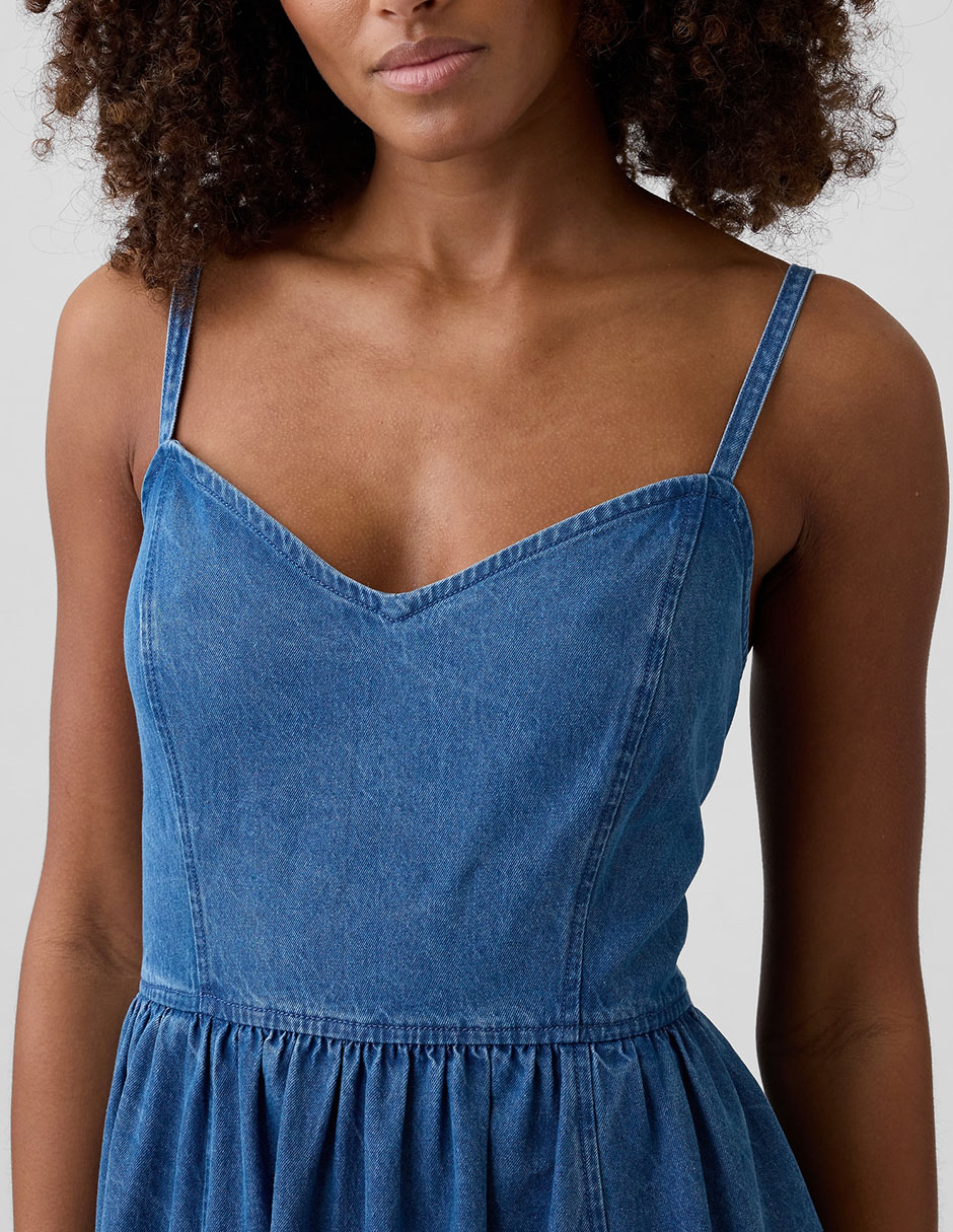 Vestido midi casual para mujer