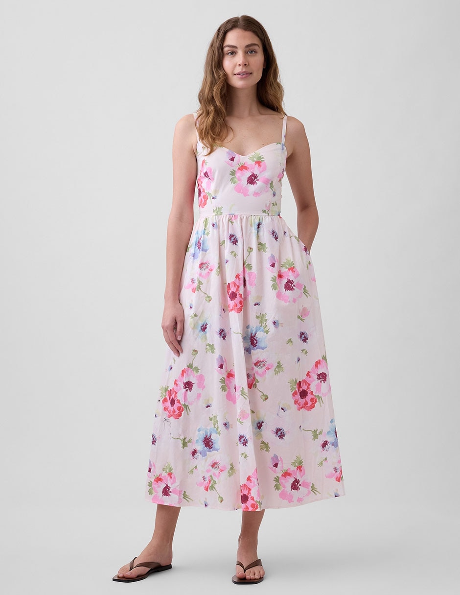 Vestido midi casual para mujer Vestido midi casual para mujer
