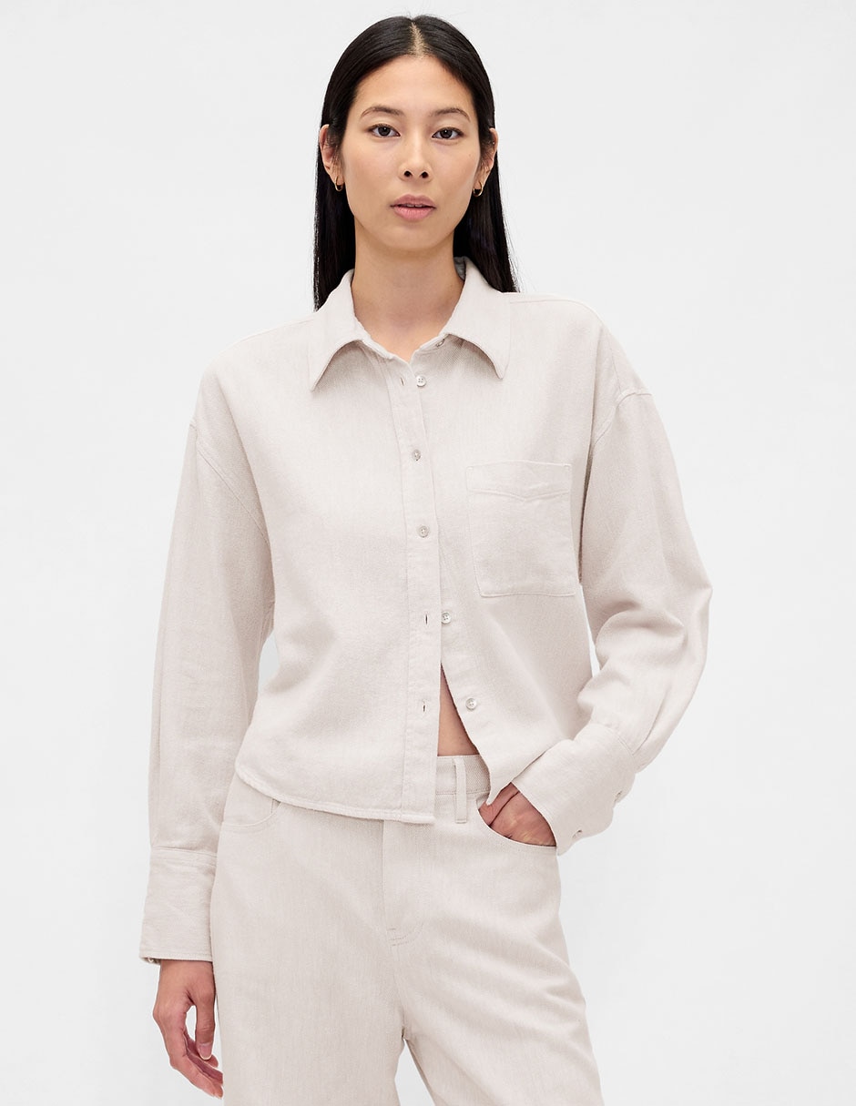 Camisa manga larga para mujer