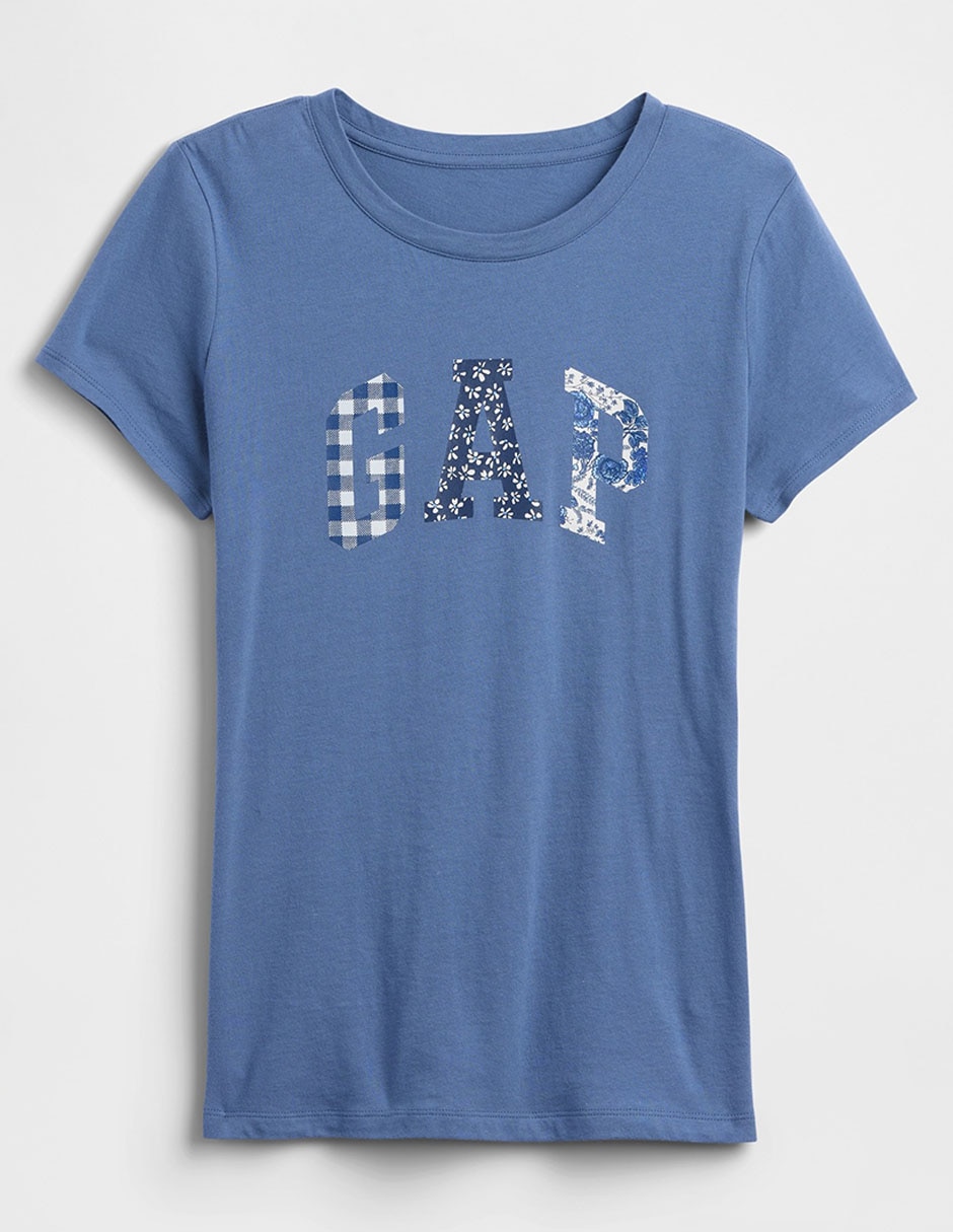 Playera manga corta cuello redondo para mujer