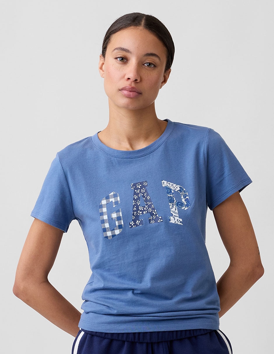 Playera manga corta cuello redondo para mujer Playera manga corta cuello redondo para mujer