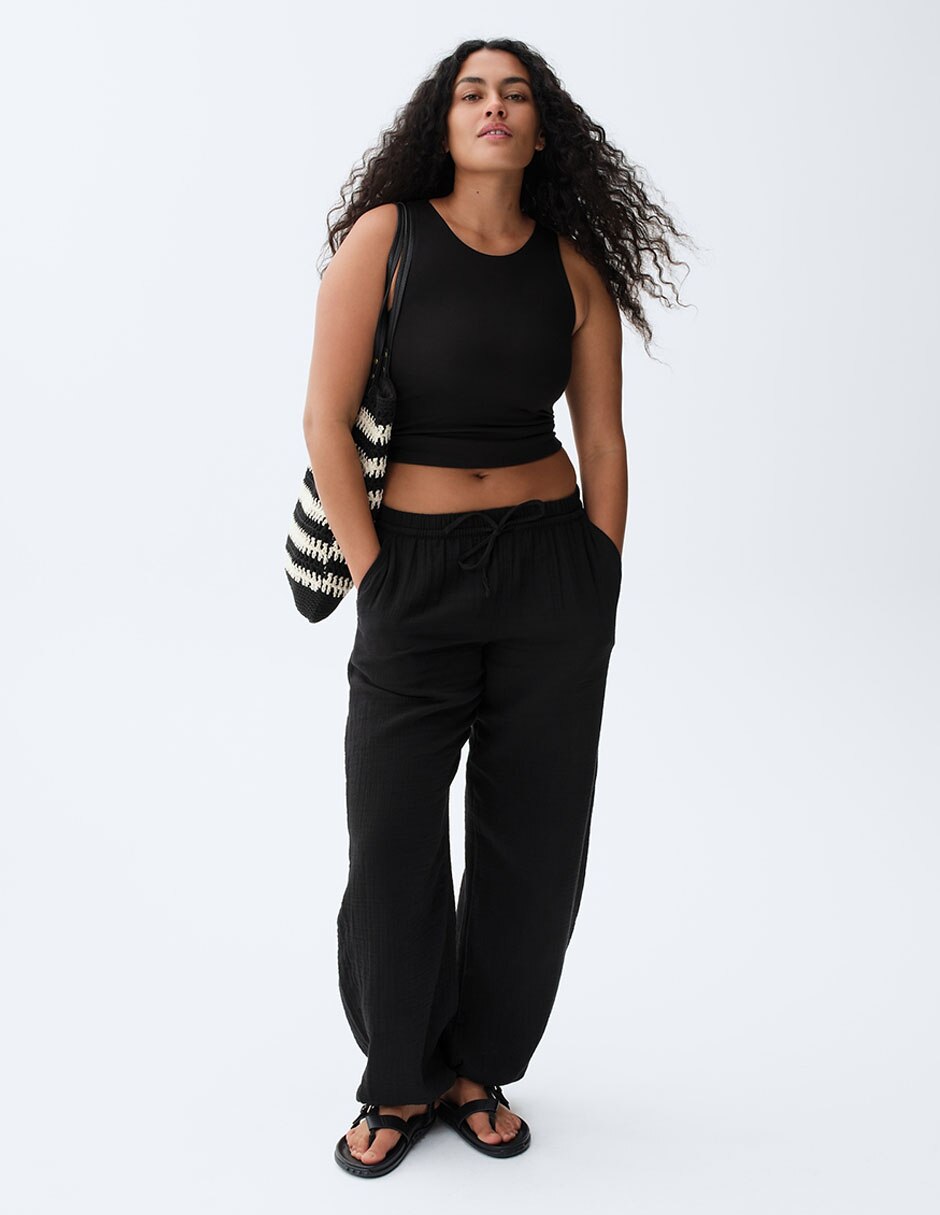 Pantalón easy pant amplio para mujer 6