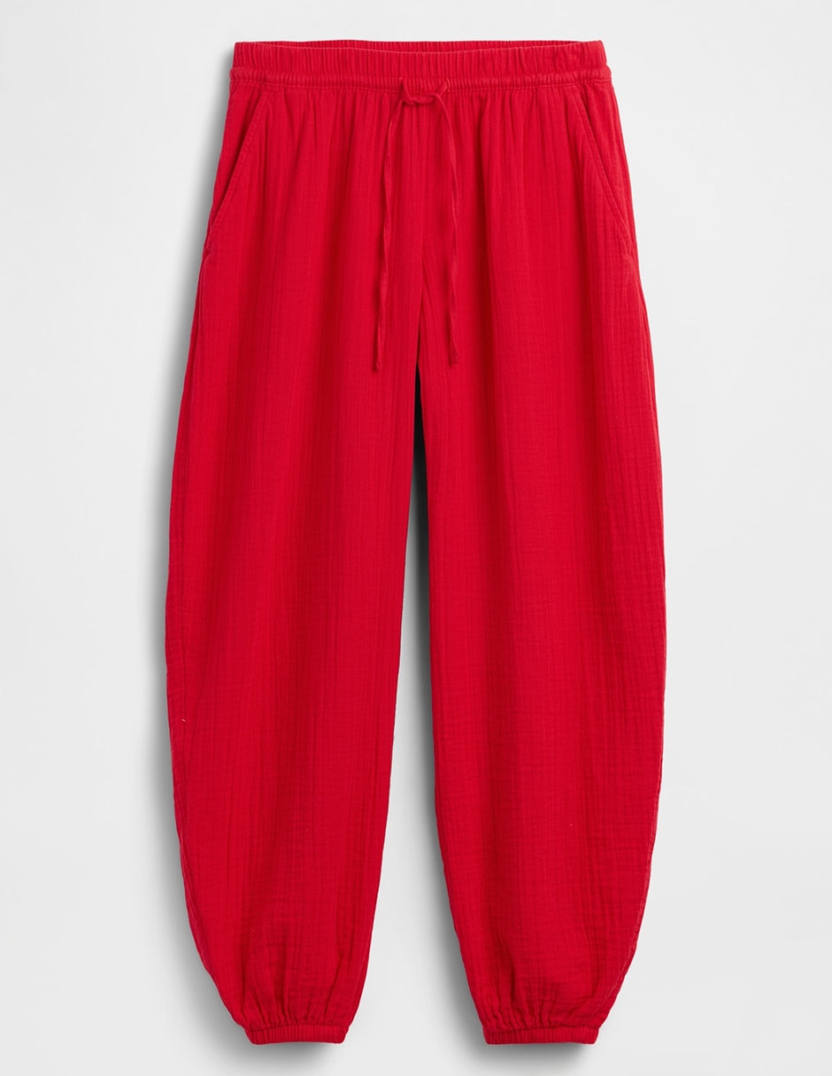 Pantalón GAP baggy de algodón para mujer