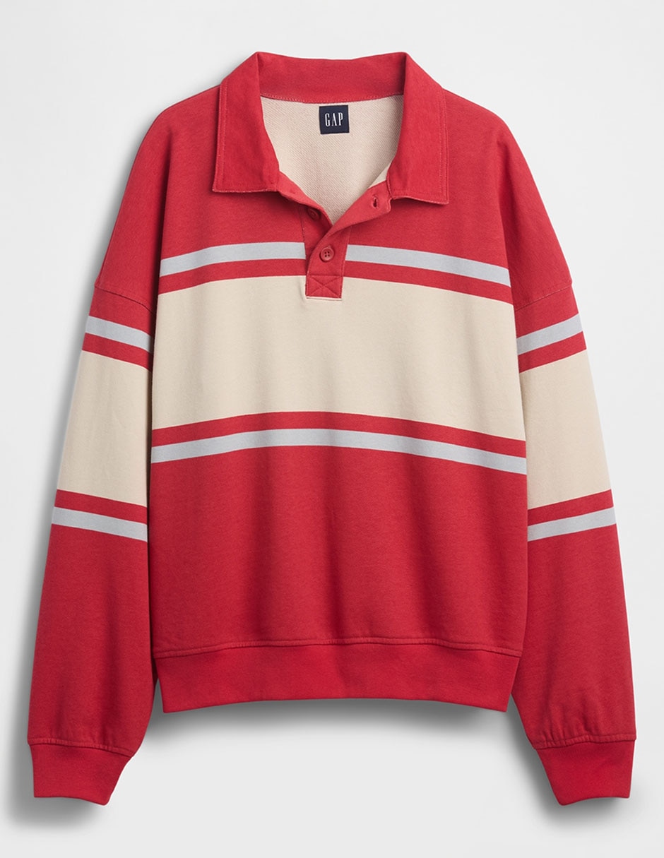 Sudadera Gap a rayas abierto para mujer