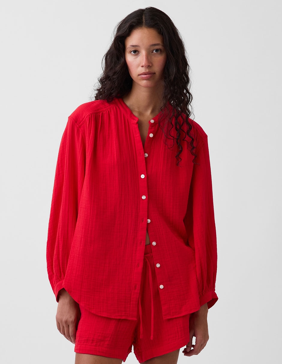 CAMISA GAP 896732.SU26 ALGODÓN AMPLIA