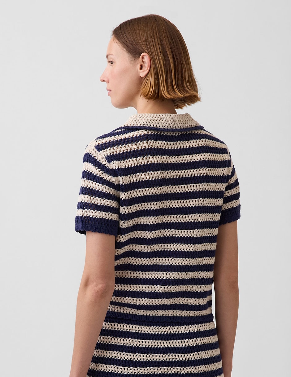 Blusa manga corta para mujer