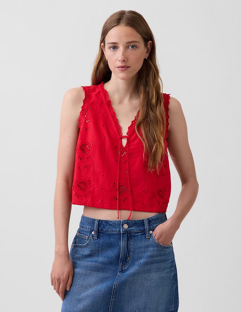 Blusa sin manga pra mujer