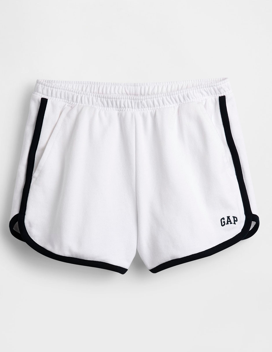 Short mezcla de materiales para mujer 6