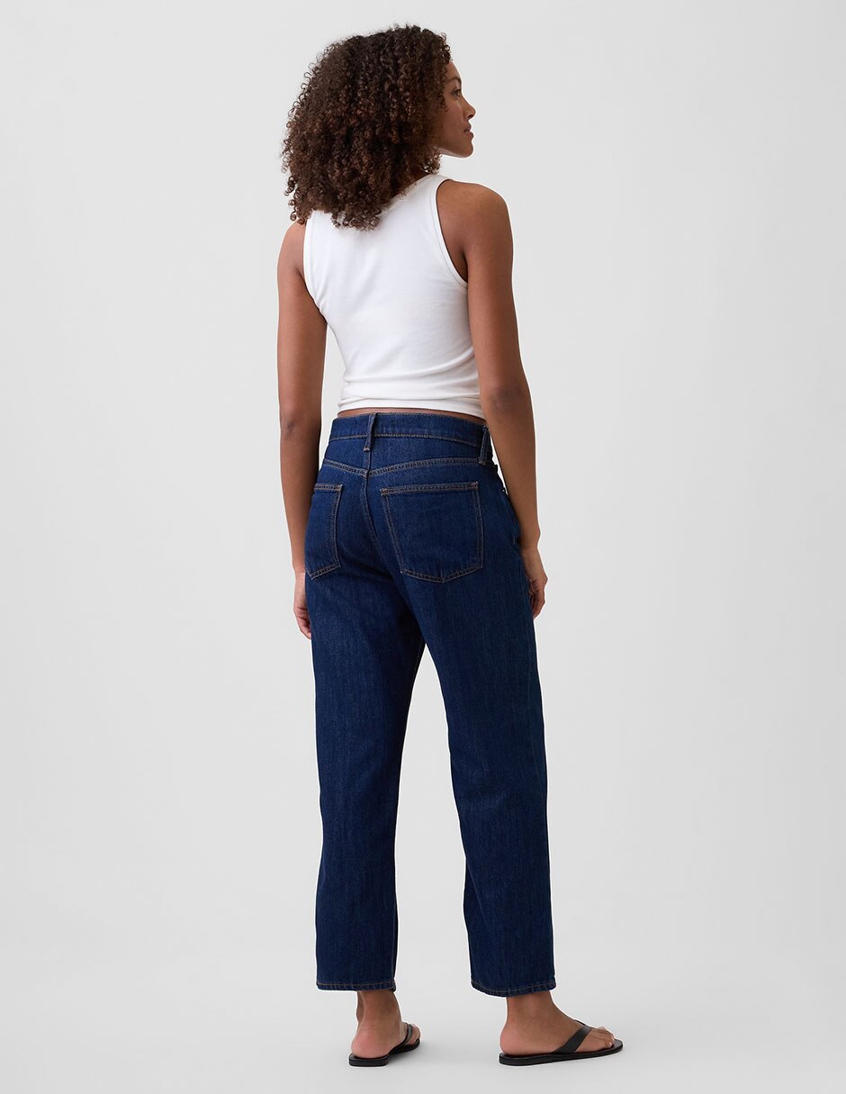 Jeans coulotte straight para mujer