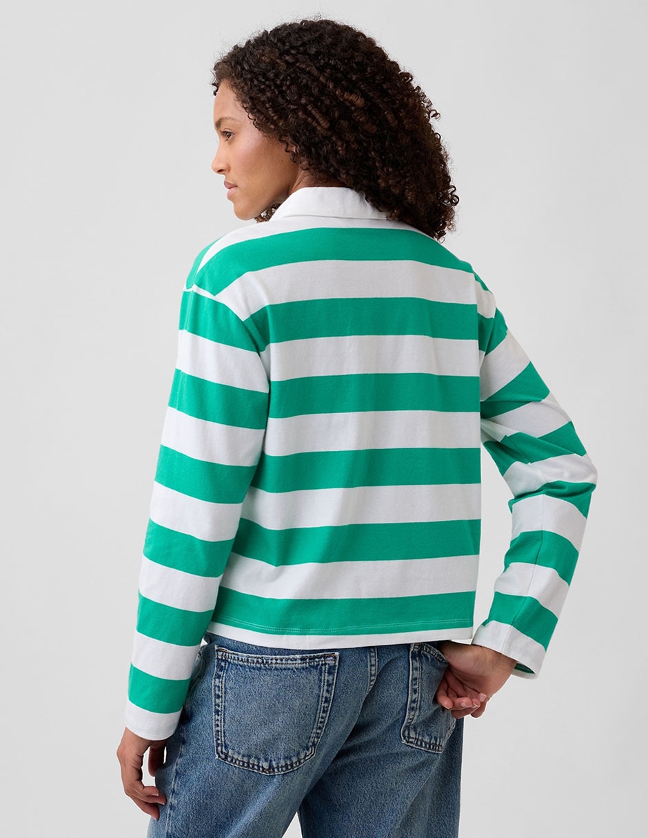 Playera tipo polo para mujer
