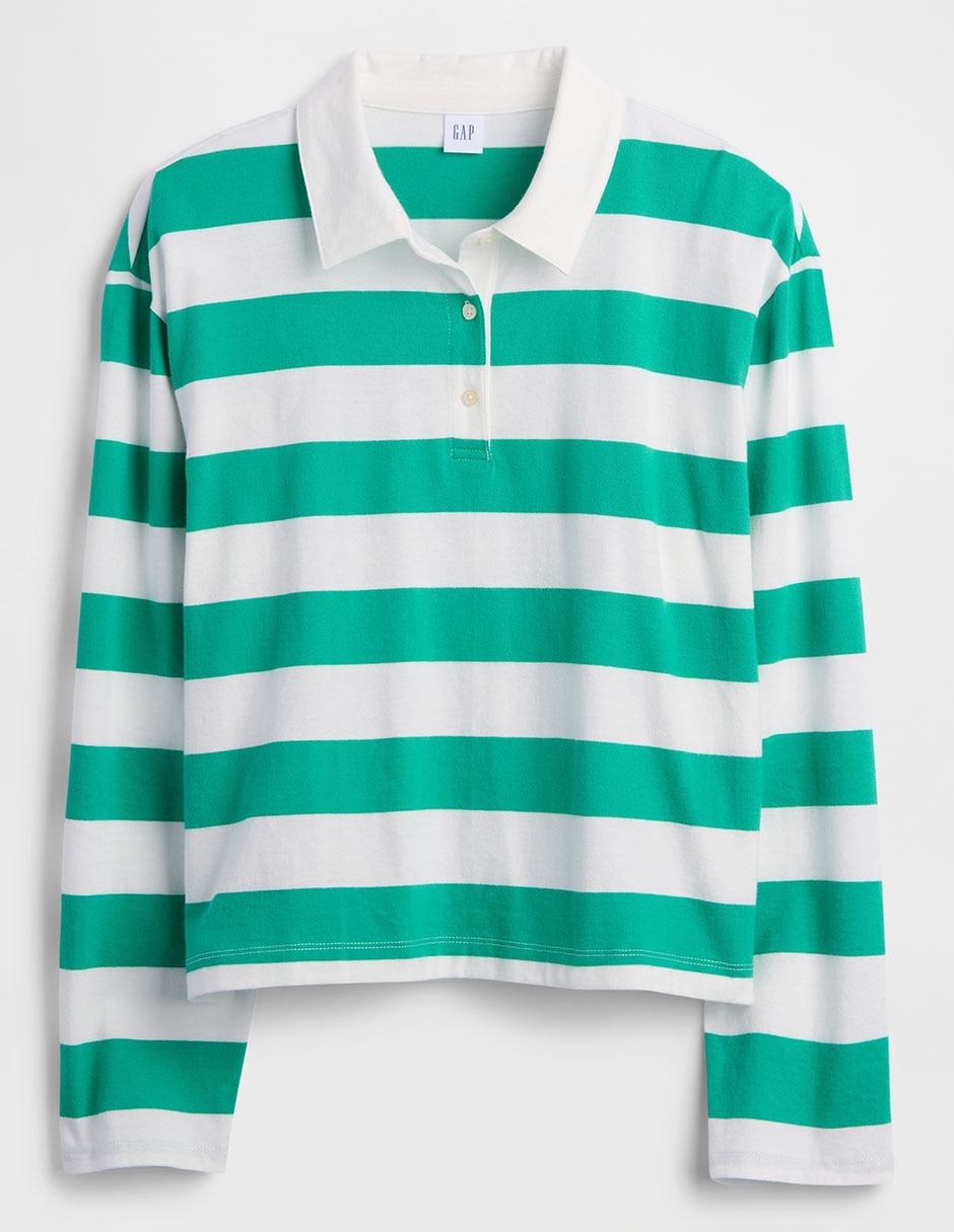 Playera tipo polo para mujer