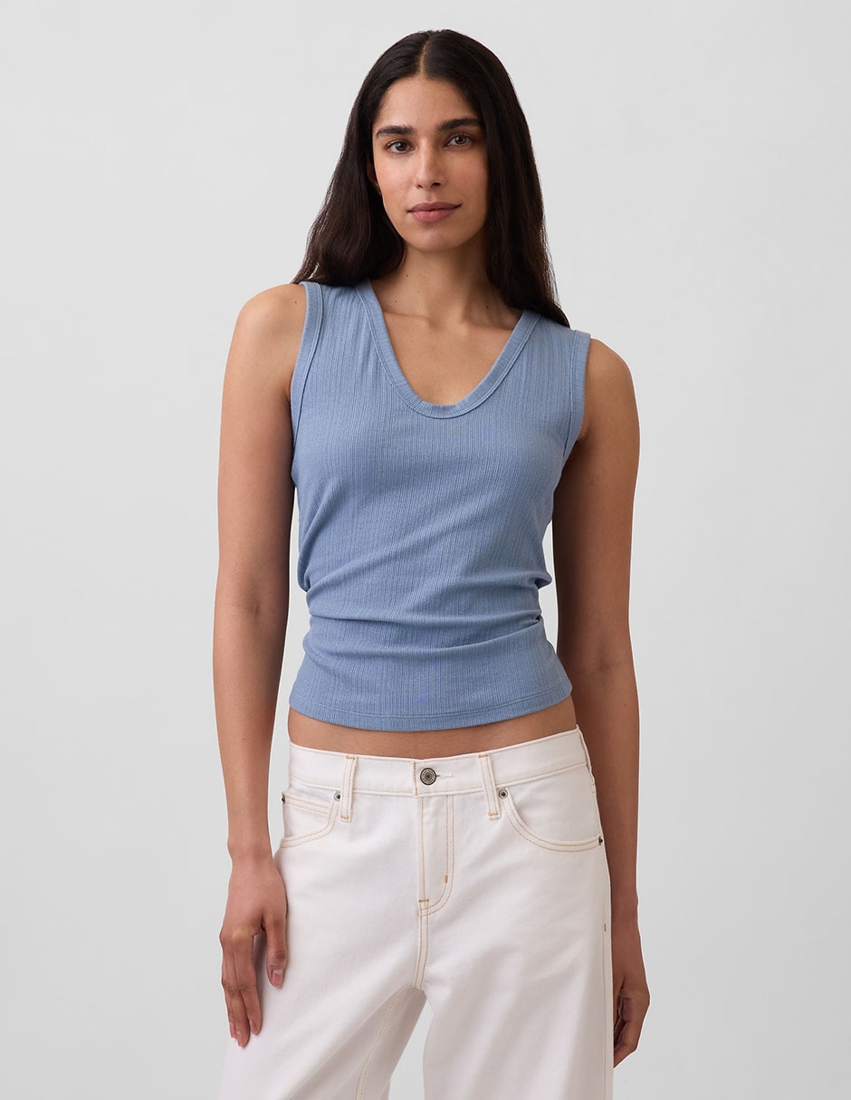 Playera cuello redondo para mujer