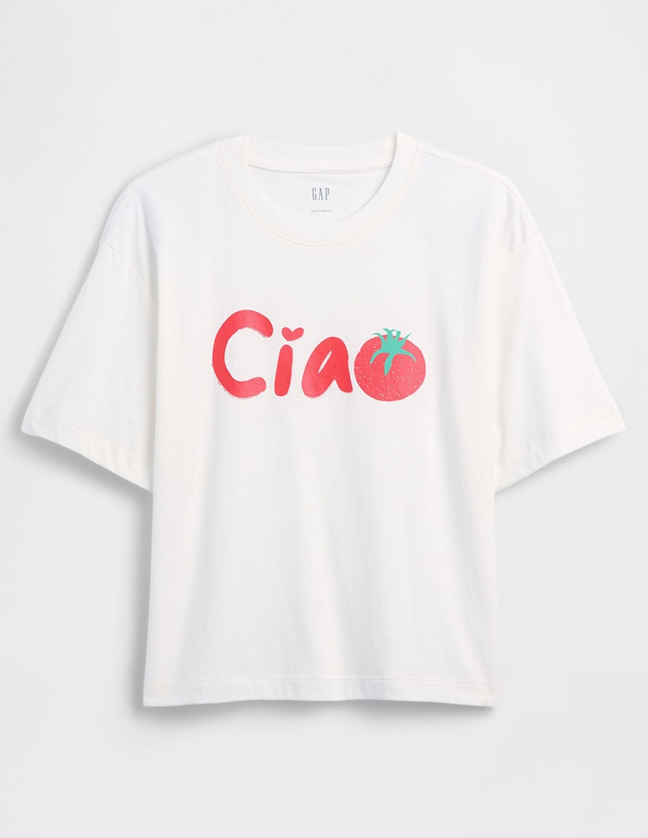 Playera manga corta cuello redondo para mujer 9