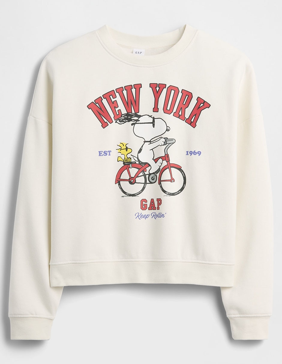 Sudadera peanuts para mujer