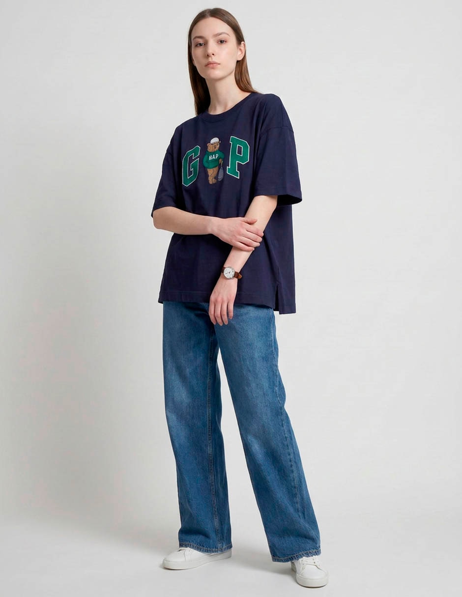 Playera manga corta para mujer
