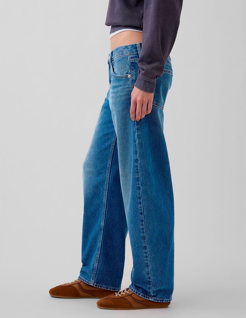 Jeans barrel para mujer