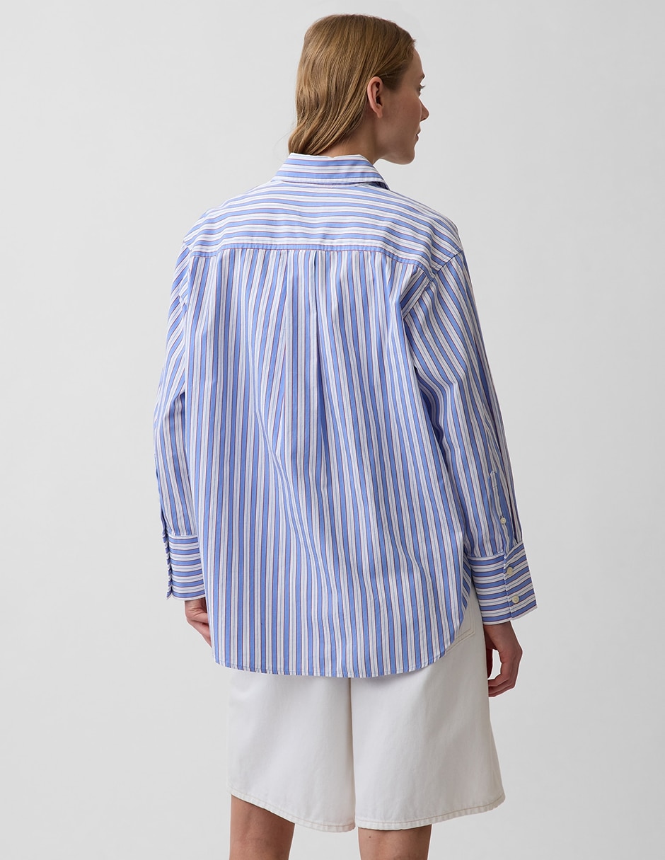 Camisa de algodón manga larga para mujer 3