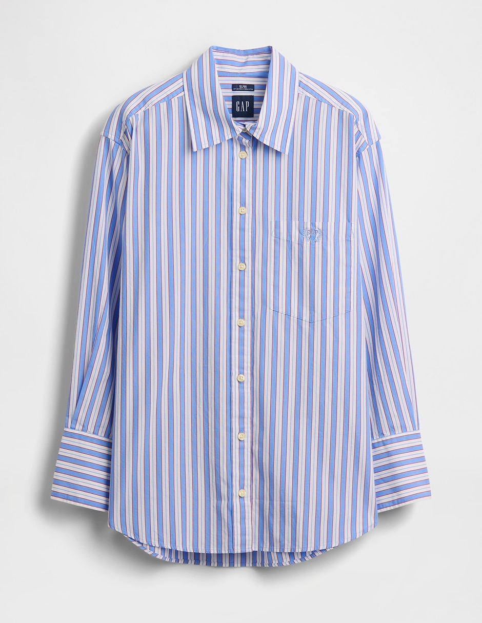 Camisa de algodón manga larga para mujer 5