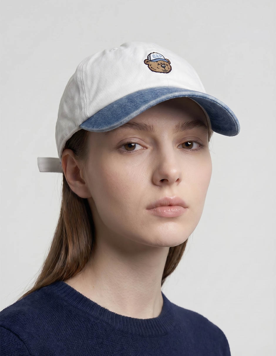 Gorra visera curva hebilla para mujer