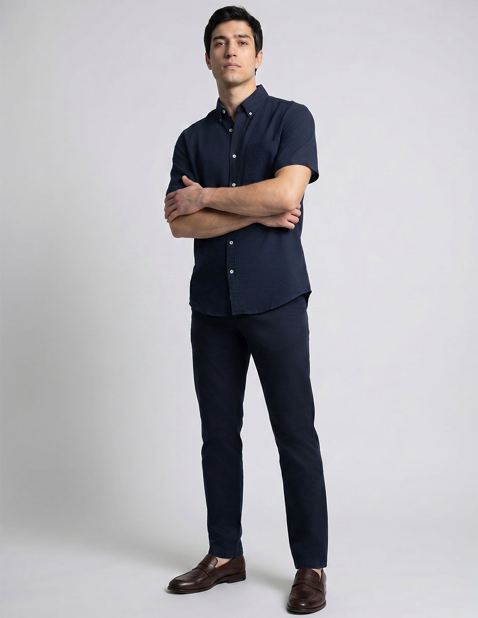 Camisa Regular Para Hombre