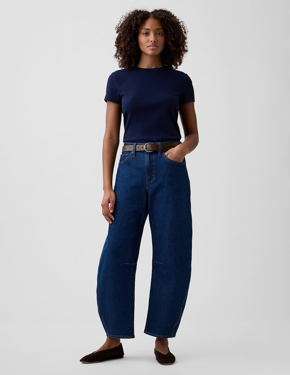 Jeans relaxed barrel para mujer Jeans relaxed barrel para mujer