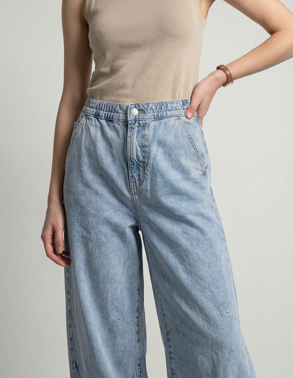 Jeans relaxed baggy para mujer 3