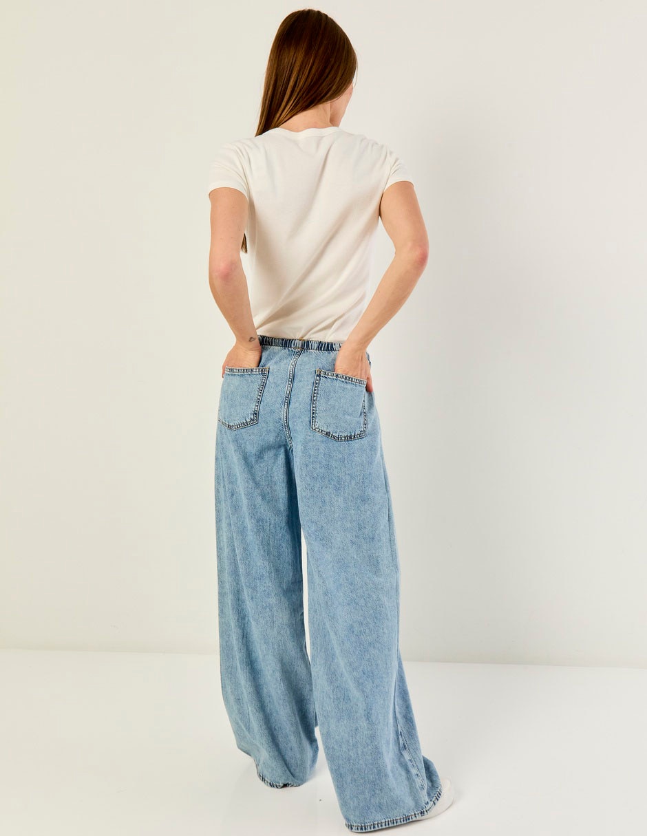 Jeans wide leg para mujer