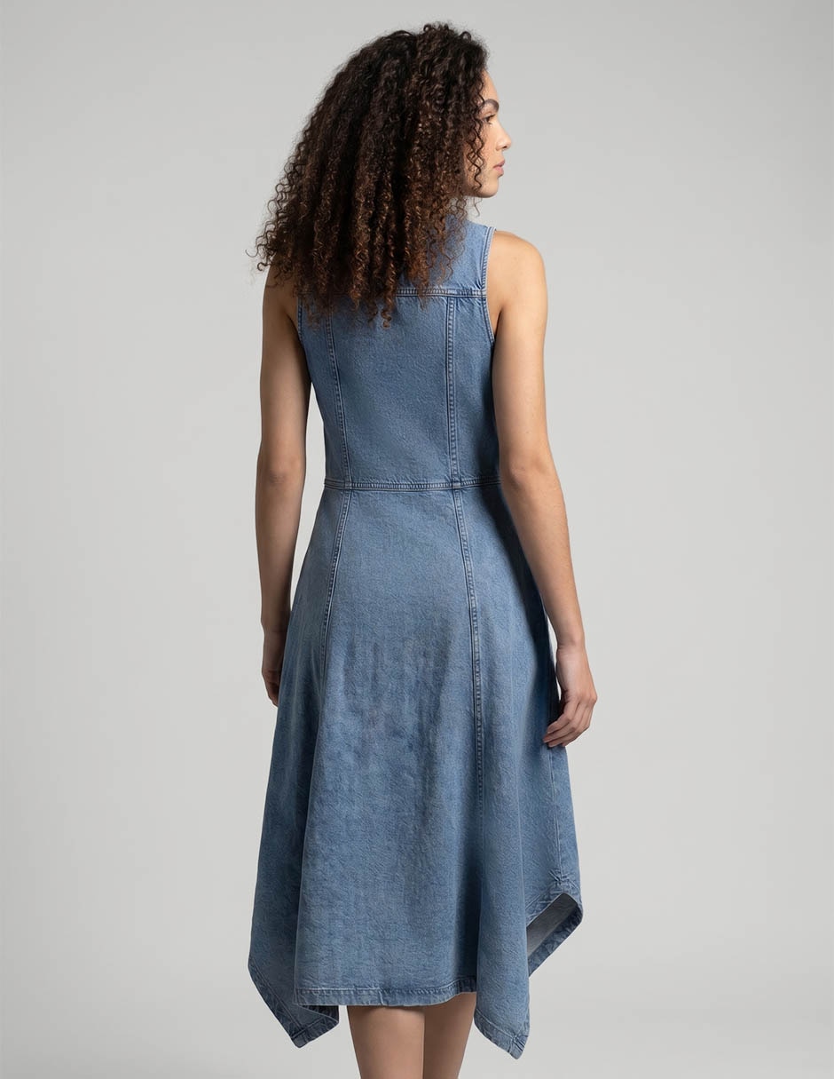 Vestido casual midi para mujer