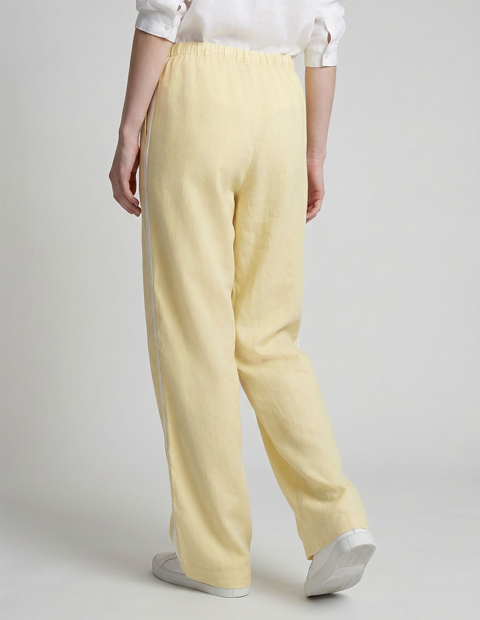 Pantalón Gap De Lino Para Mujer